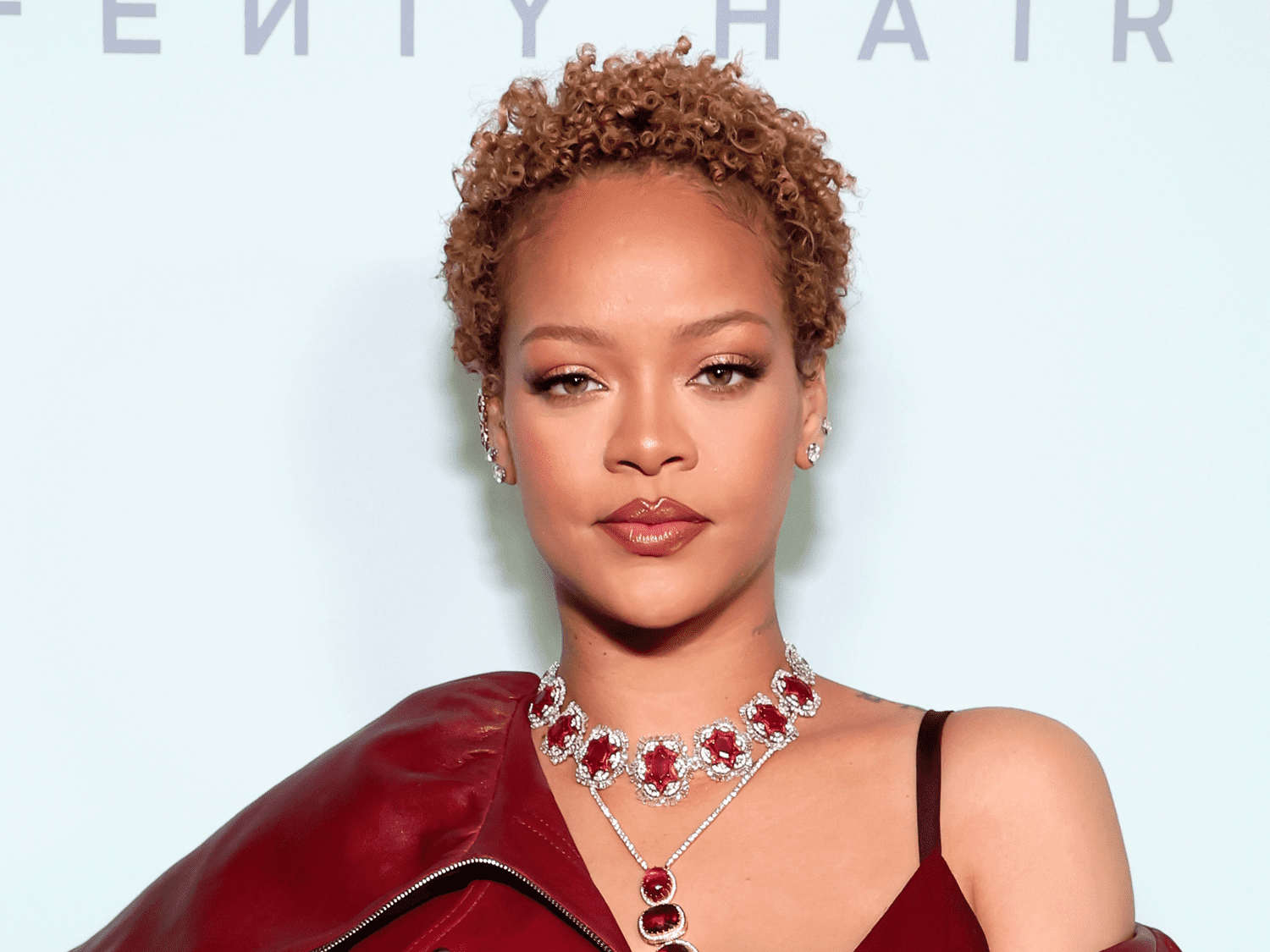 Rihanna Wore Her Natural Curls for the Fenty Hair Launch